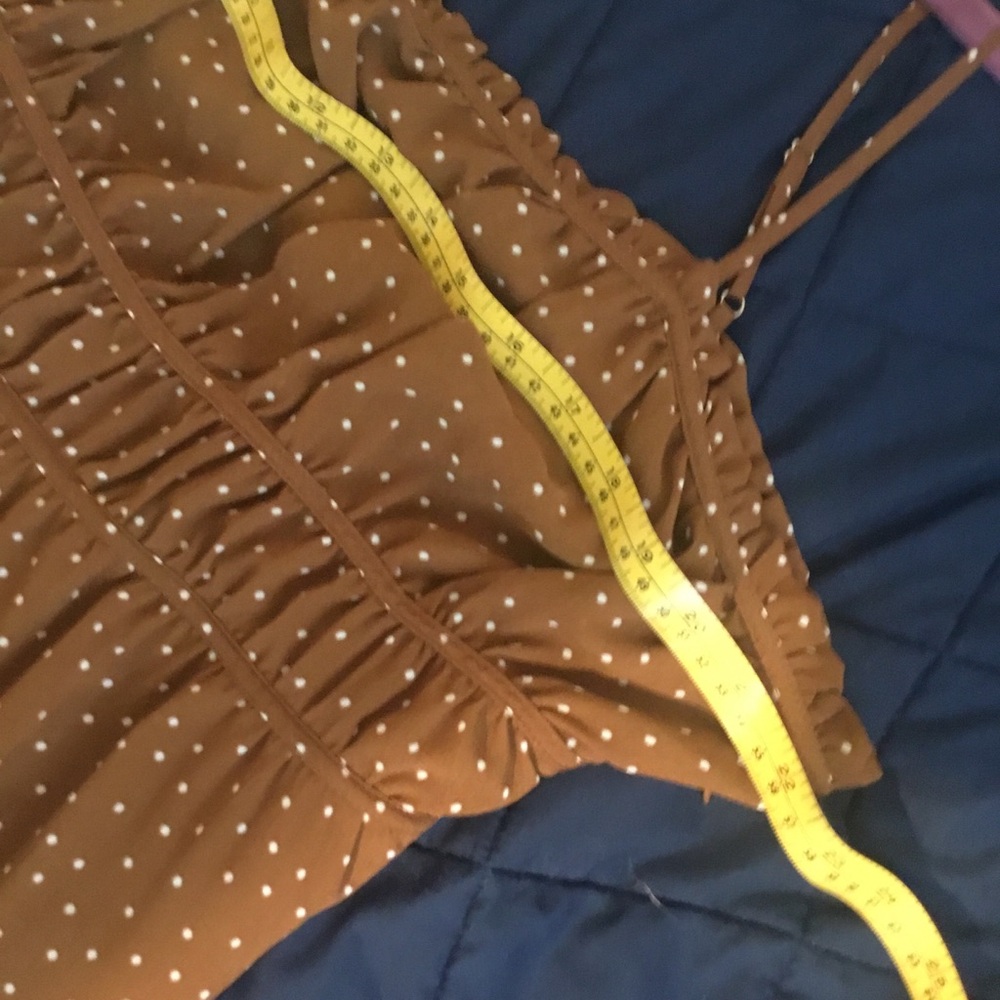 NWT Sophia Cami Tiered Madewell MIDI Dress In Dots- Size 16 - Picture 15 of 16